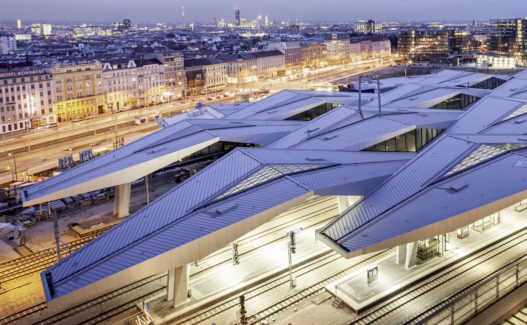 Europäischer Stahlbaupreis Hauptbahnhof Wien