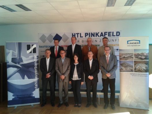 Vertreter der Unger Steel Group beim Stahlbautag der HTL Pinkafeld