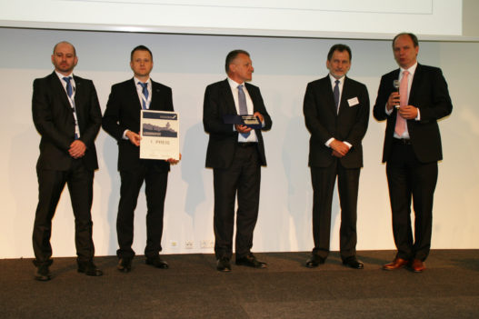 Unger Steel Team bei Preisverleihung des österreichischen Stahlbaupreis 2017